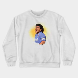 Diego Maradona Cartoon Crewneck Sweatshirt